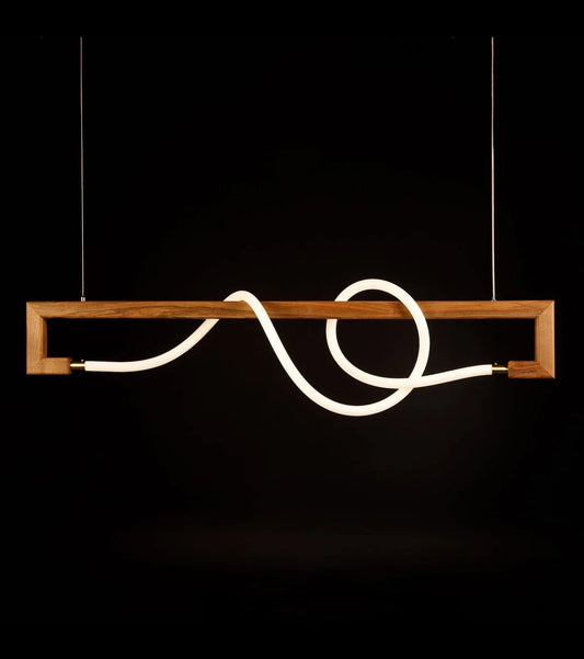 Illuminate Your Space with Style: The Luxury Rosewood LED Pendant Light