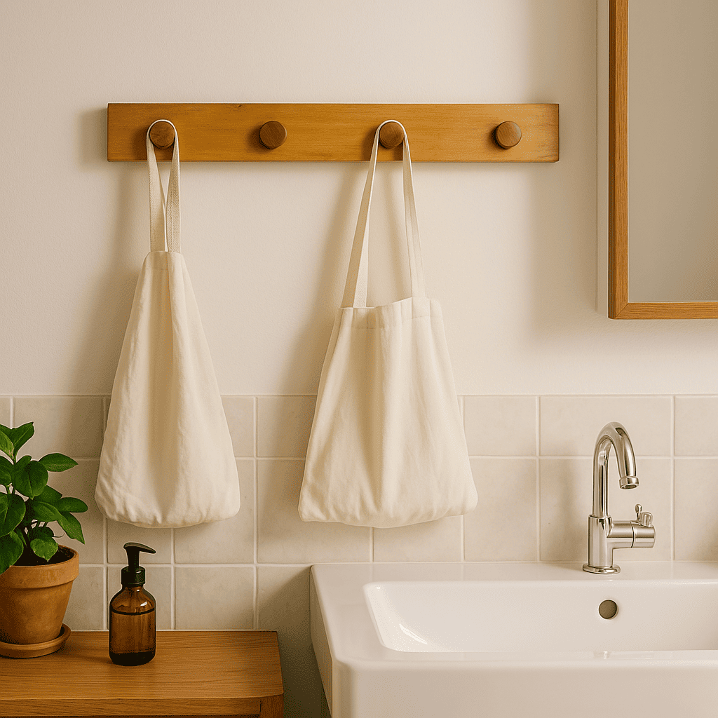 Teak & Sheesham Wall Hook Rack – Elegant Wooden Hanger for Entryways, Towels & Coats