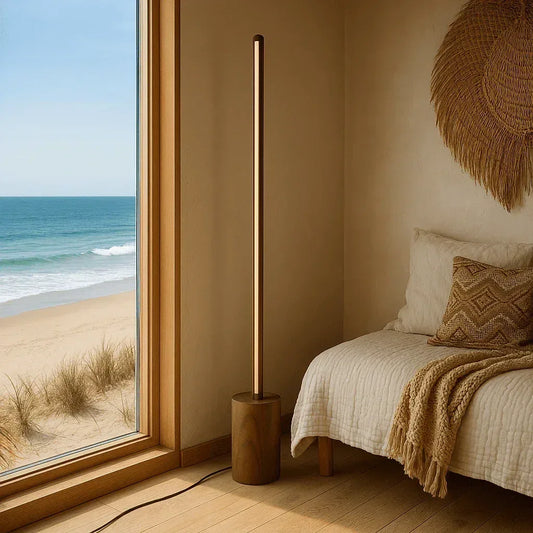 wooden floor lamp for living room