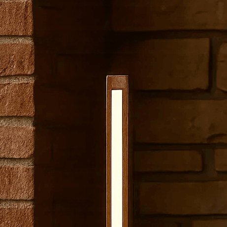 Minimalist Wooden Floor Lamp – Handcrafted Square Rod Design in Solid Rosewood - NixWoods