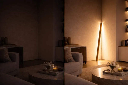 NIX LINE โ Solid Wood Floor Lamp - NixWoods