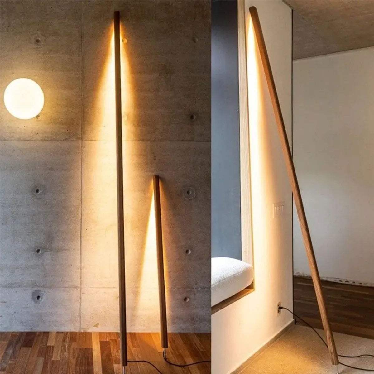 NIX LINE – Solid Wood Floor Lamp - NixWoods
