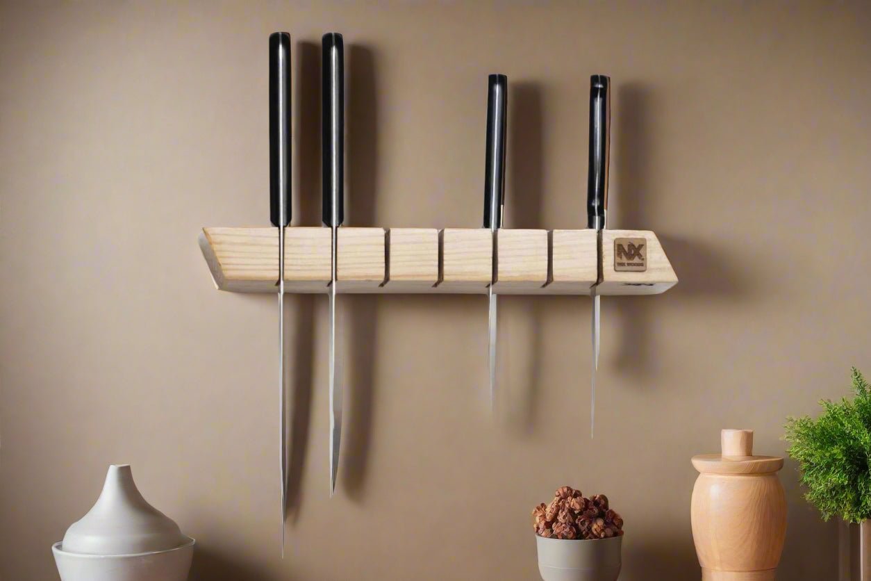 Pine Knife Holder – Sleek Wall-Mounted - Adam Spirit