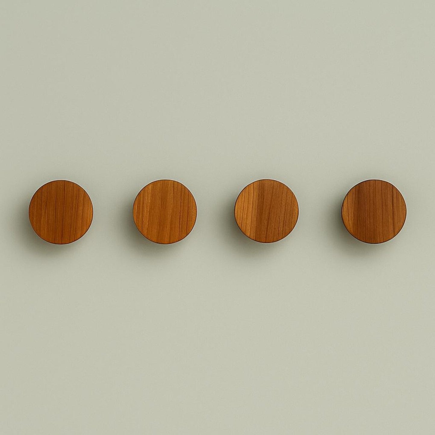 Matte Black/ Brown Wall Hook – Minimalist Modern Peg for Coats, Bags & Towels