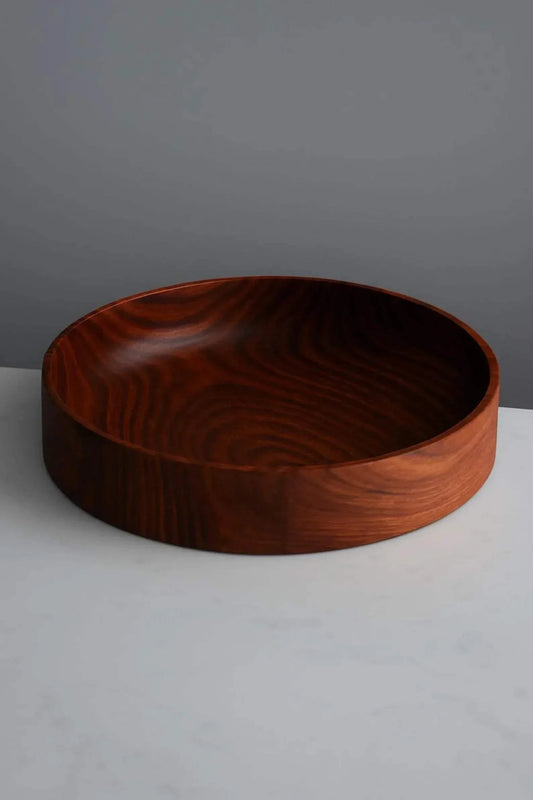 Rosewood Bowl – Decorative Wooden Centerpiece for Table or Entryway - NixWoods