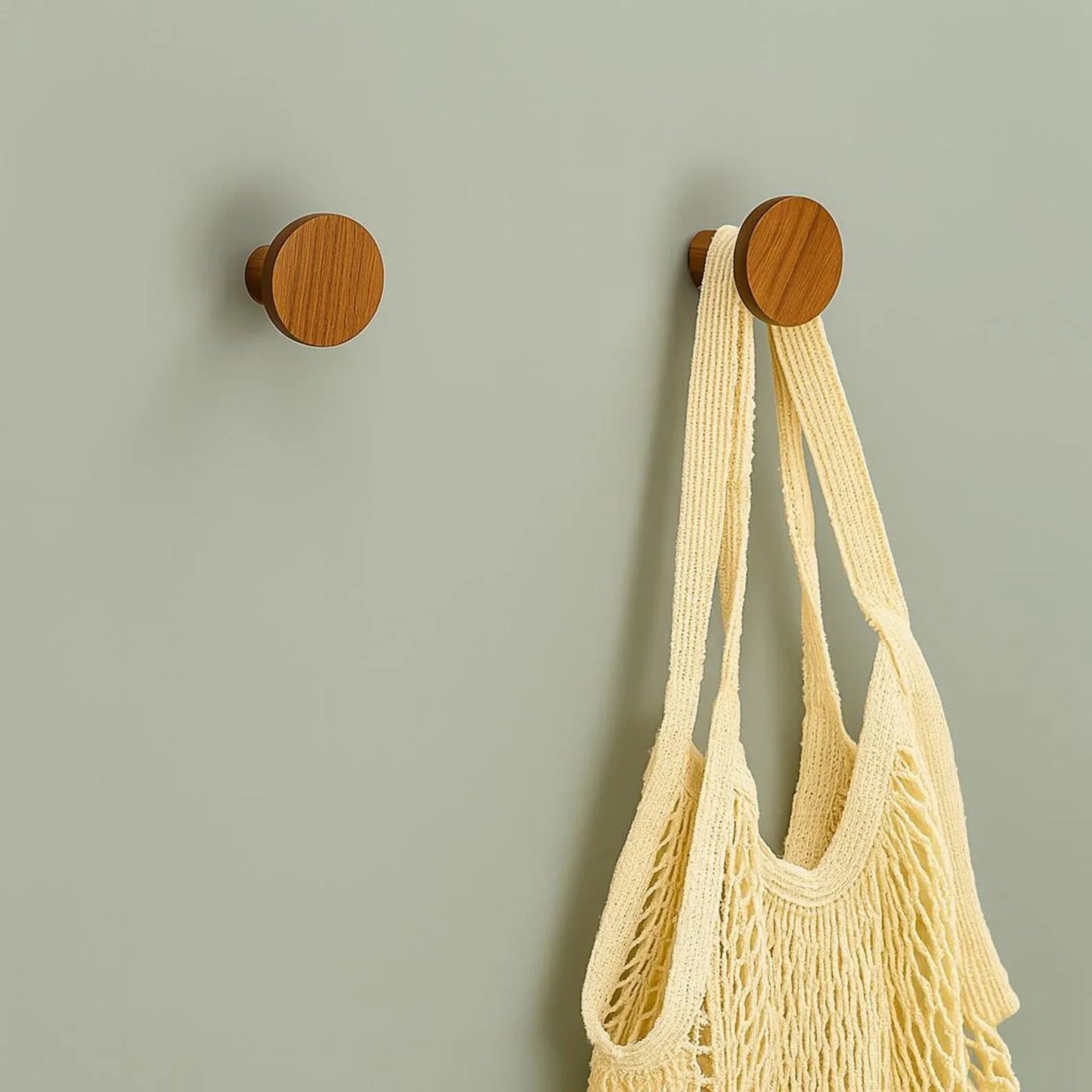 Matte Black/ Brown Wall Hook – Minimalist Modern Peg for Coats, Bags & Towels - NixWoods