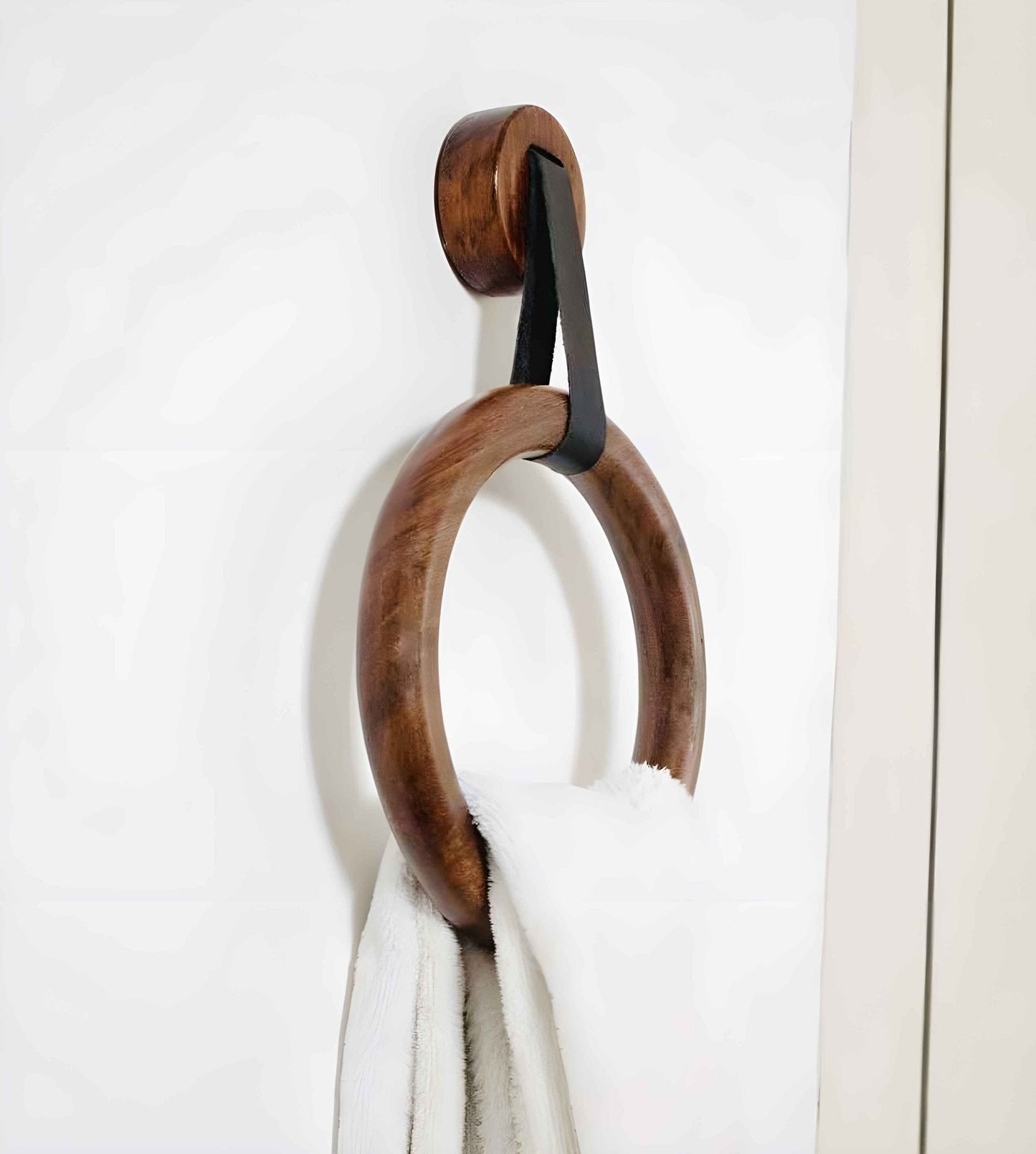 Rosewood Round Towel Hanger - Adam Spirit