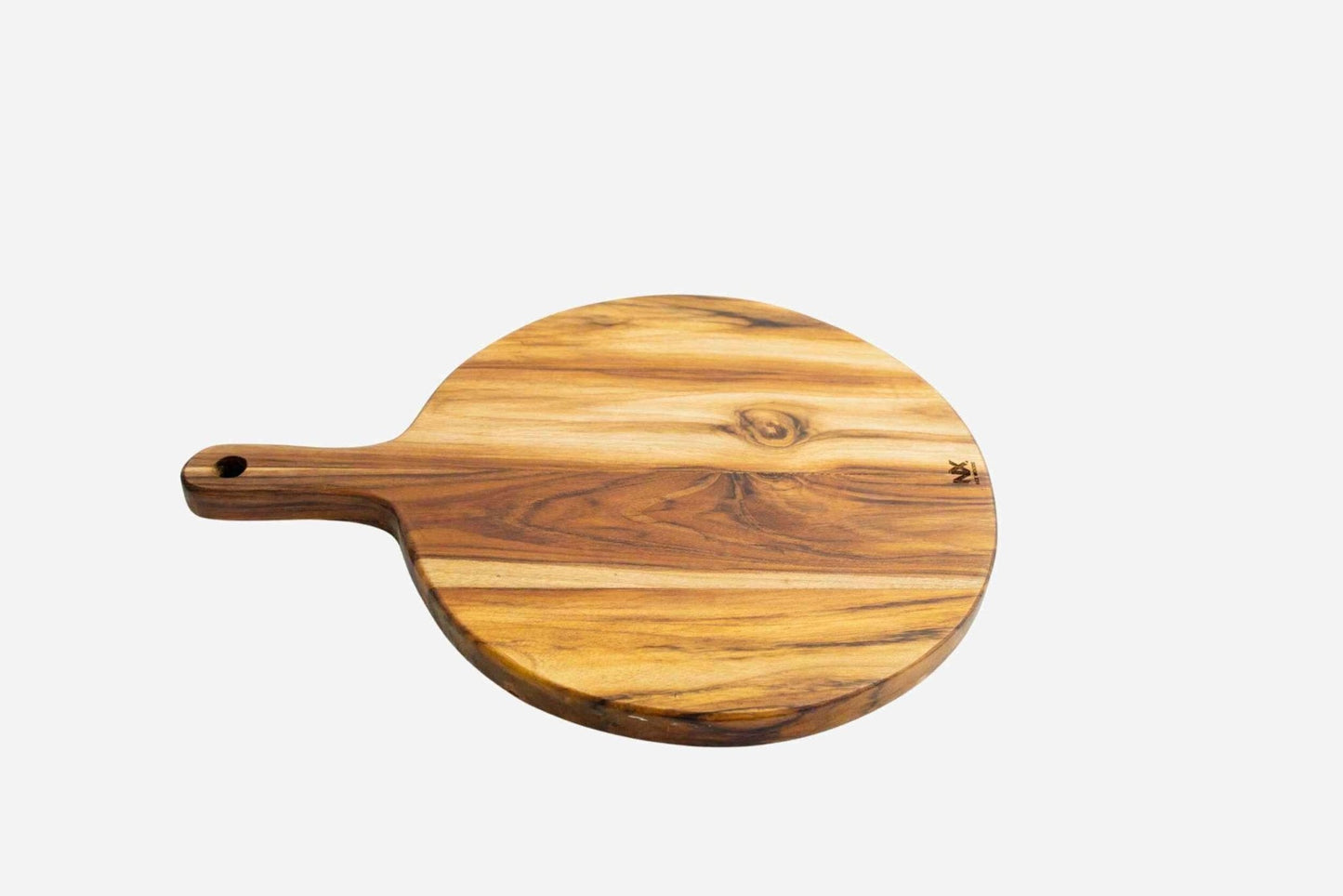 Round Teak Wood Pizza Board – Serve & Slice with Ease - Adam Spirit