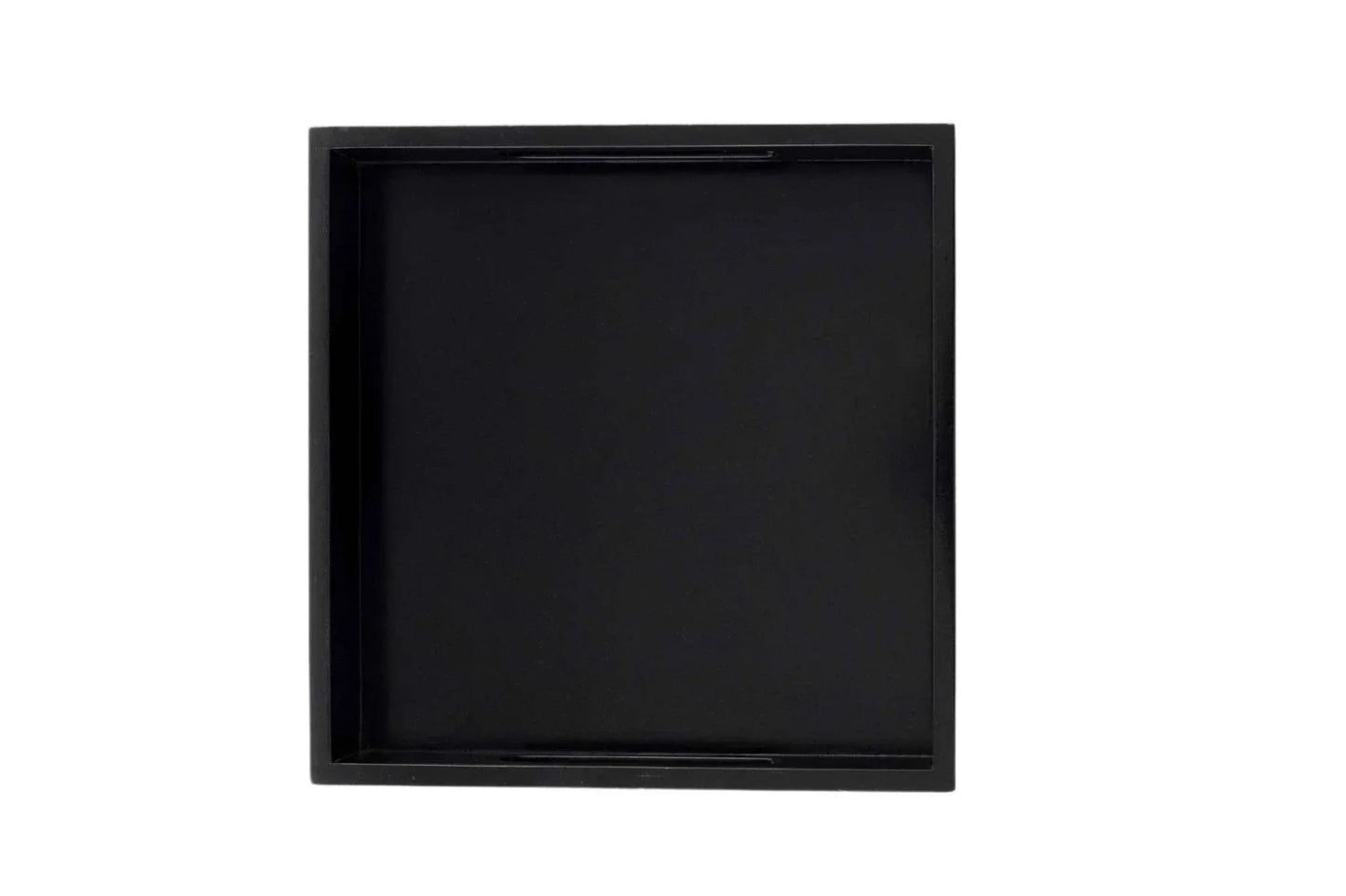 Sleek Black MDF Tray – Minimalist Serving & Organizing Tray for Home & Office - NixWoods