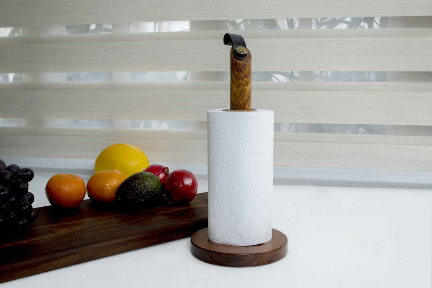 Wooden Kitchen Paper Roll Holder – Simple & Handy - Adam Spirit