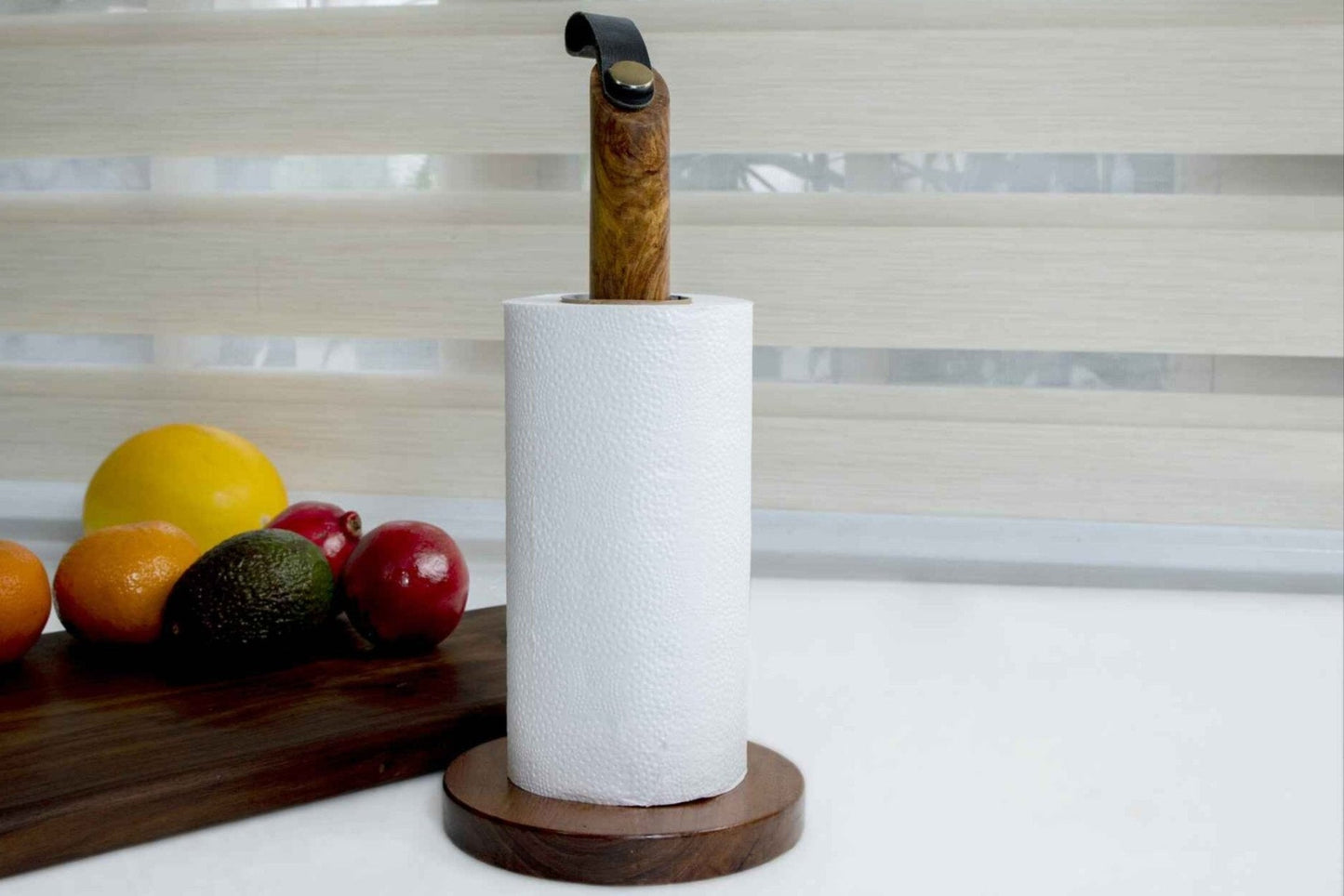 Wooden Kitchen Paper Roll Holder – Simple & Handy - Adam Spirit
