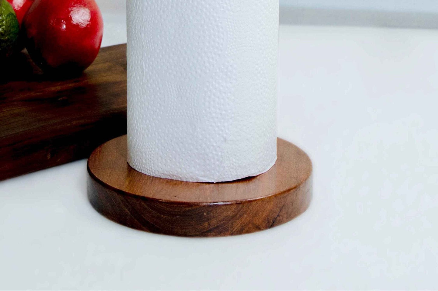 Wooden Kitchen Paper Roll Holder – Simple & Handy - Adam Spirit