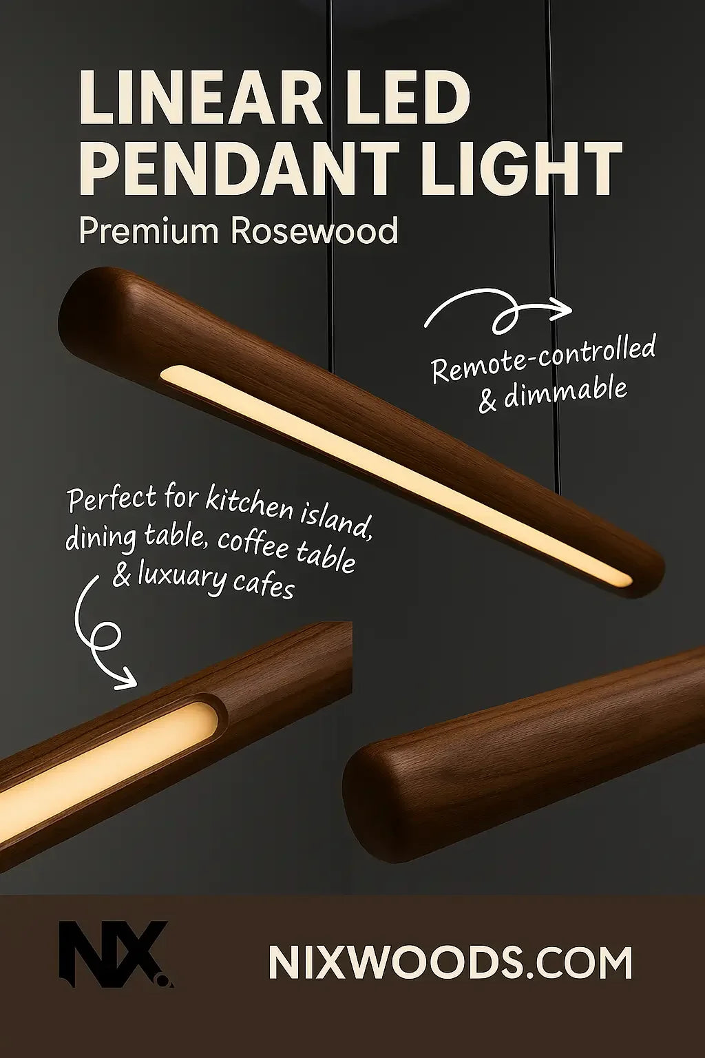 wooden pendant lights