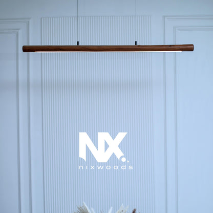 Scandinavian Rosewood Pendant Light — Handcrafted in India