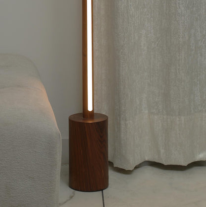 Minimalist Wooden Floor Lamp for Modern Living Spaces