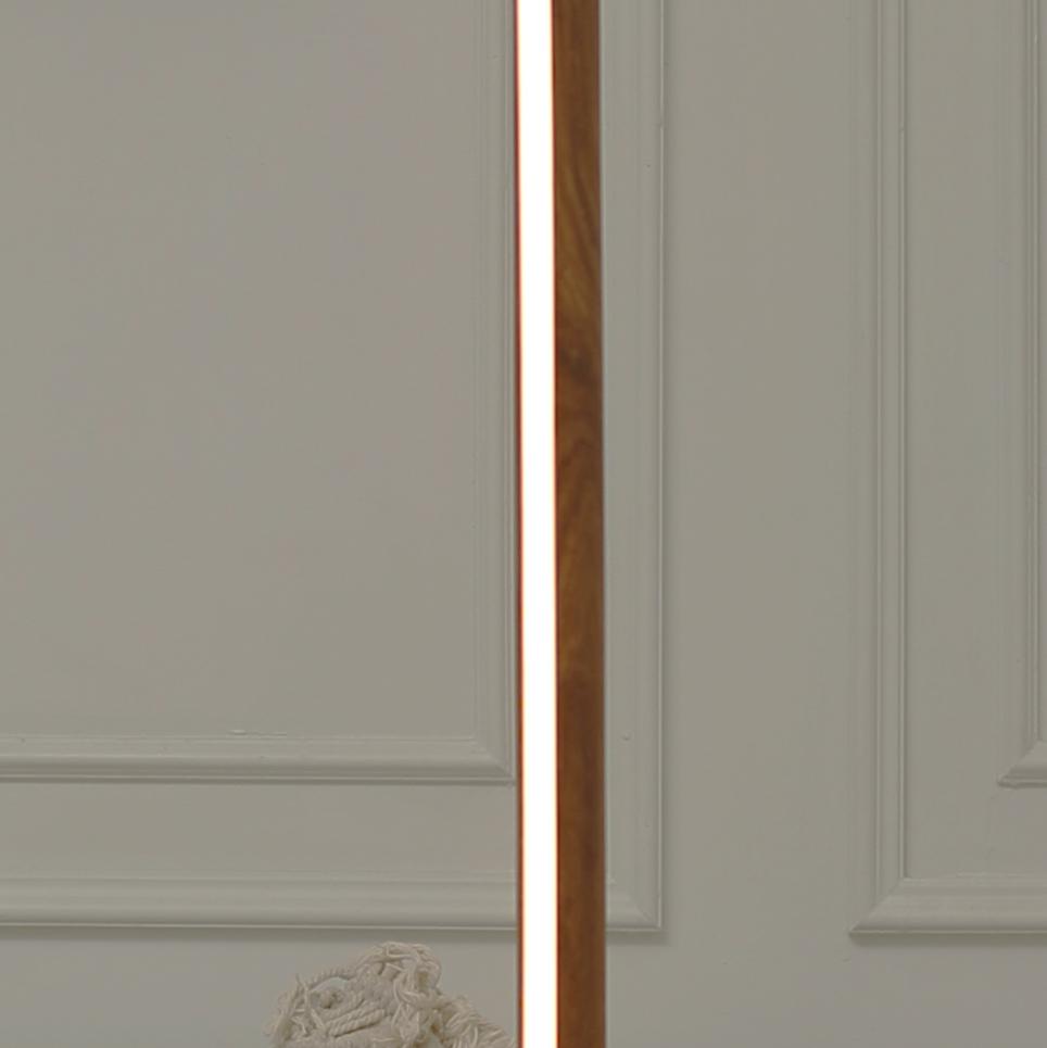 Minimalist Wooden Floor Lamp for Modern Living Spaces