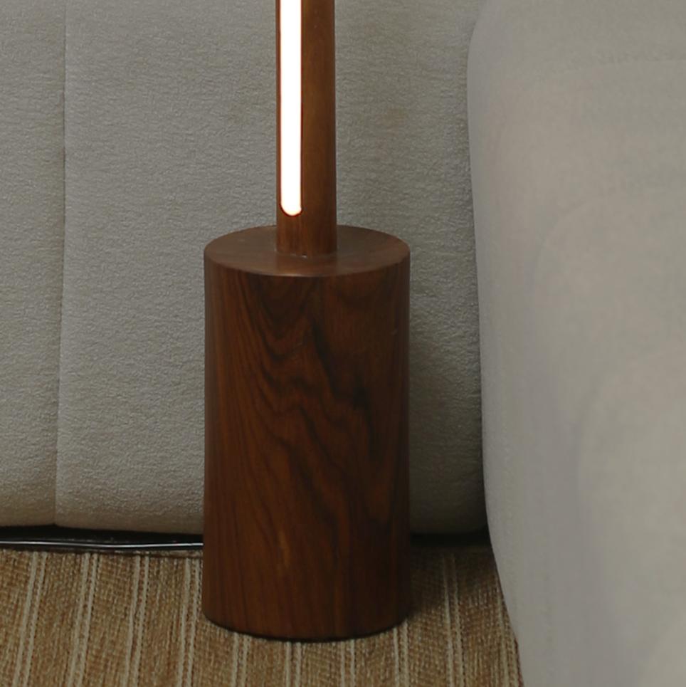 Minimalist Wooden Floor Lamp for Modern Living Spaces