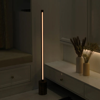 Minimalist Wooden Floor Lamp for Modern Living Spaces