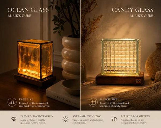 Rubik's Cube Table Lamp | Nixwoods