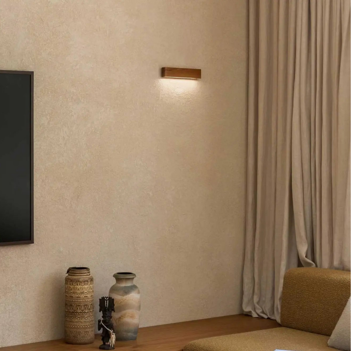 Aure Indirect Wall Light | Wooden Linear LED Wall Light | NixWoods - NixWoods