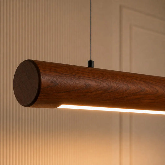 Scandinavian Rosewood Pendant Light Handcrafted in India NixWoods