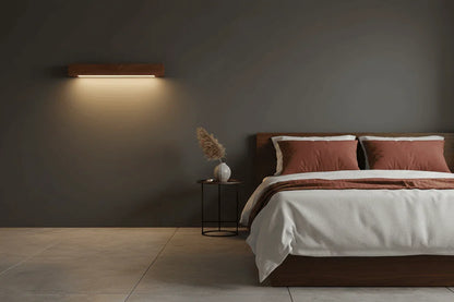 Compact Wooden Wall Lamp Hero Image