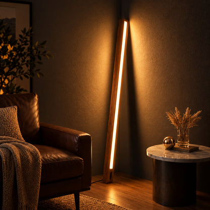 NIX LINE – Solid Teakwood Floor Lamp NixWoods
