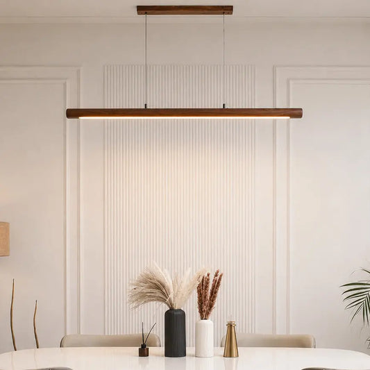 Scandinavian Rosewood Pendant Light Handcrafted in India NixWoods
