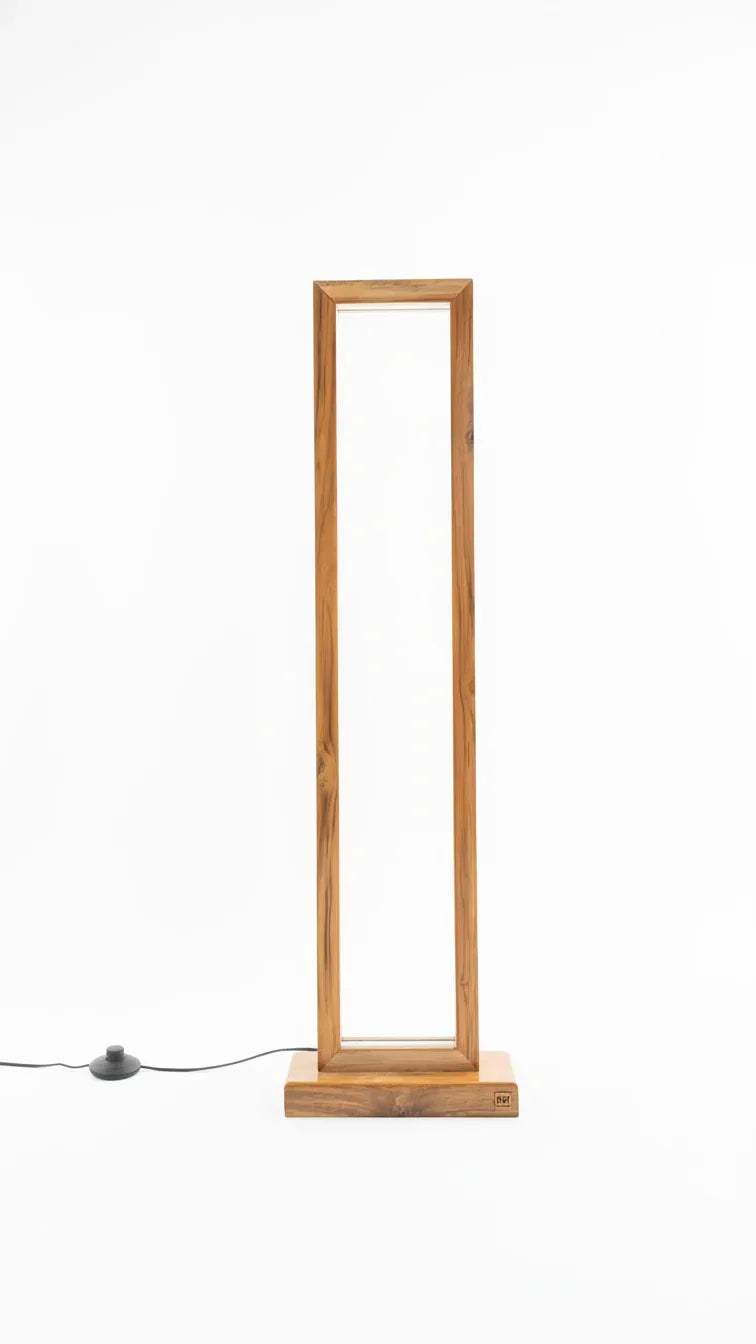Tall Teak Wood Floor Lamp – A Statement of Warmth & Style - NixWoods