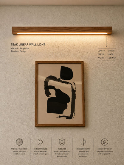 NixWoods Aurora Linear Wall Light