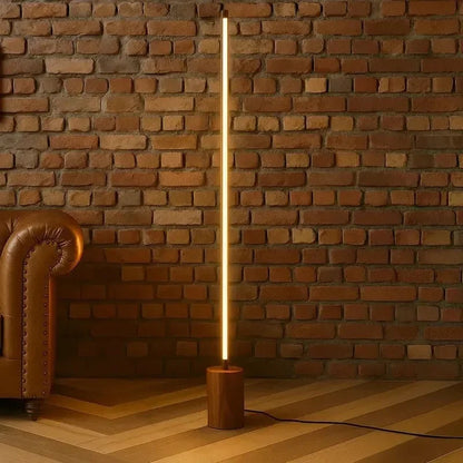 Minimalist Wooden Floor Lamp for Modern Living Spaces