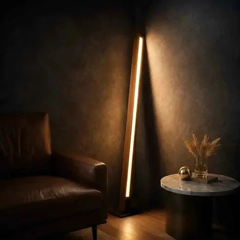 NIX LINE – Solid Teakwood Floor Lamp NixWoods